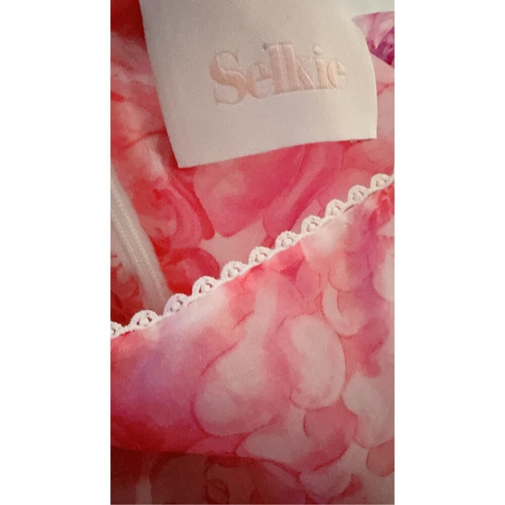 Selkie Lace Puff Dress in Babydoll Toile XXS - Picture 8 of 9